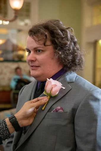 A candid photo of Christian